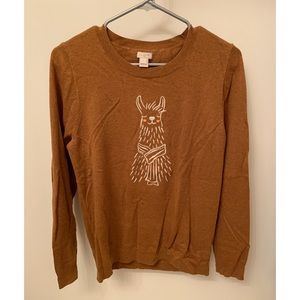 JCREW LLAMA SWEATER SIZE L